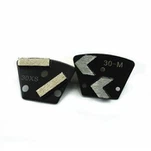 Diamant trapetsformade slipplattor